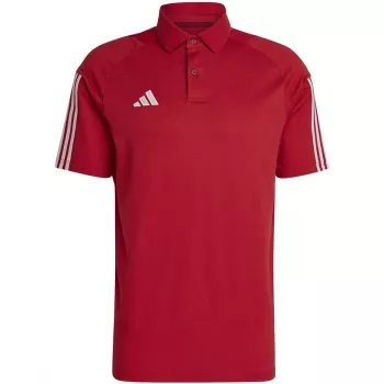 Polo adidas Tiro 23 Competition Team Power Red/branco homem S