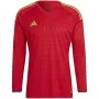 Camisola de guarda-redes de manga comprida adidas Tiro 23 Competition homem vermelha
