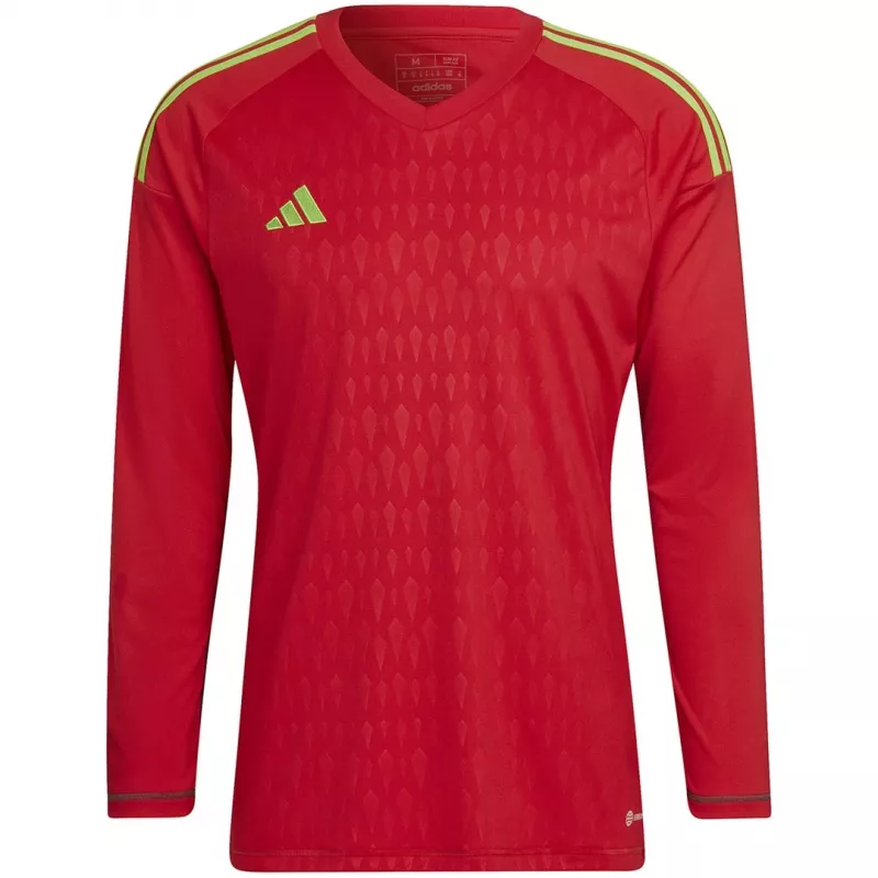 Camisola de guarda-redes de manga comprida adidas Tiro 23 Competition homem vermelha