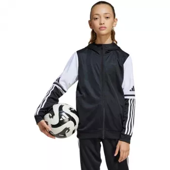 Sweatshirt com capuz adidas Squadra 25 criança preto/branco 128cm