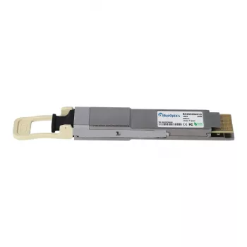 Transceptor BlueOptics QSFP-DD 400GBASE-DR4, MPO-12, 1310nm, 500m SMF, compatível com Finisar FTCD8613E2PCM