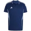 Polo adidas Tiro 25 Competition homem Navy Blue manga curta tamanho S