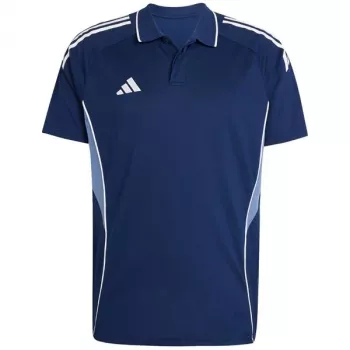 Polo adidas Tiro 25 Competition homem Navy Blue manga curta tamanho S