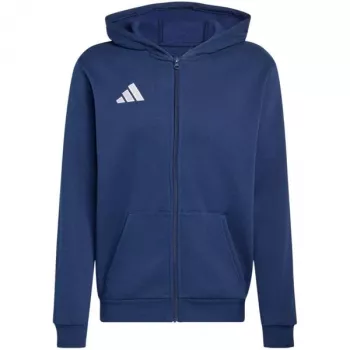 adidas Entrada 26 Hoody com fecho completo criança azul-marinho 164cm