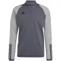 adidas Tiro 23 Competition Top de treino homem Team Grey Four