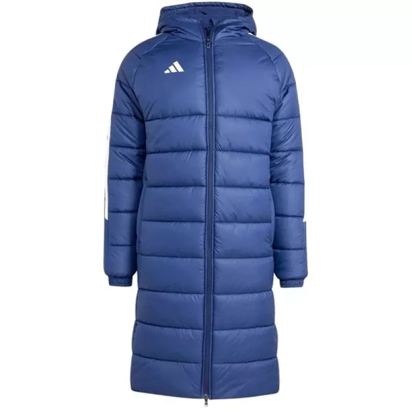 adidas homem Tiro 24 casaco comprido acolchoado Team Navy Blue 2 / branco tamanho M