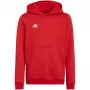 adidas Entrada 22 Hoody criança vermelho sweatshirt 116