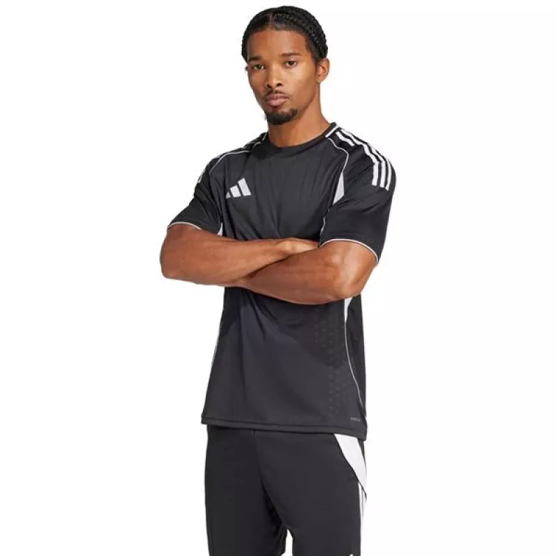 adidas homem Tiro 25 Competition camisola de futebol de jogo preto L