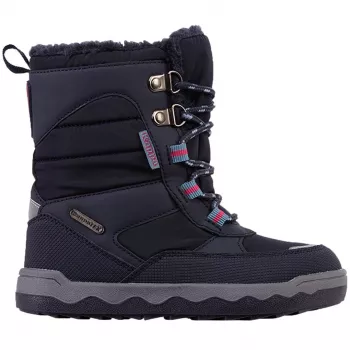 Kappa Alido II Tex botas de inverno impermeáveis criança azul-marinho rosa 261060K 6760