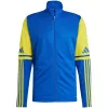 adidas Squadra 25 Top de treino para homem futebol, poliéster reciclado AEROREADY Team Royal Blue/amarelo L