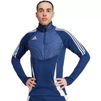 Hoodie adidas Tiro 24 Winterized homem Team Navy Blue/branco tamanho M