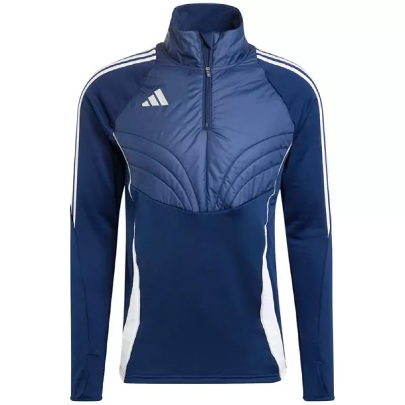 Hoodie adidas Tiro 24 Winterized homem Team Navy Blue/branco tamanho M