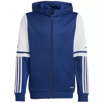 Sweatshirt com capuz adidas Squadra 25 criança Team Navy Blue/branco tamanho 152