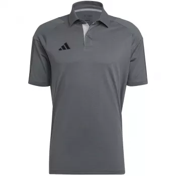 adidas Tiro 23 Competition polo cinzento quatro/preto HU1344 S