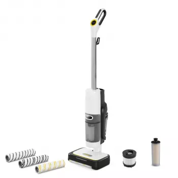 Kärcher SCV 4 Deluxe Select limpadora a vapor com regulação de vapor de 2 níveis, depósito de 1,3 L, 2000 W, escova de chão EasyFix, função de reabastecimento