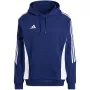 adidas Tiro 24 sweatshirt com capuz azul IR7546 sweatshirt com capuz de futebol homem