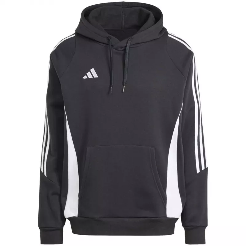 adidas Tiro 24 sweatshirt com capuz homem sweatshirt com capuz de futebol preto