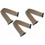 Kabelmeister conjunto de fios jumper de 40 pinos, 3 fitas (macho-macho, fêmea-fêmea, macho-fêmea), 20 cm, 24 AWG, cores arco-íris, para Arduino, Raspberry Pi, breadboard