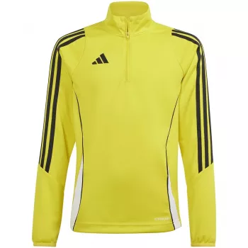 Top de treino adidas Tiro 24 criança sweatshirt amarelo IR9365 128 cm