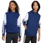 Sweatshirt com capuz adidas Squadra 25 criança Team Navy Blue 2/branco tamanho 116