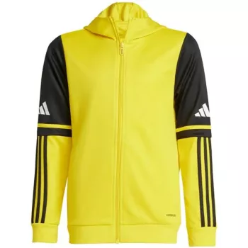 Sweatshirt com capuz adidas Squadra 25 criança amarelo/preto tamanho 164