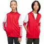 Sweatshirt com capuz adidas Squadra 25 criança vermelho/branco 152 cm
