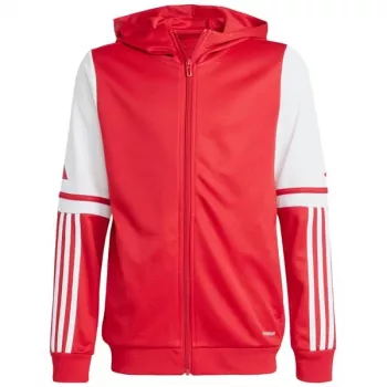 Sweatshirt com capuz adidas Squadra 25 criança vermelho/branco 152 cm