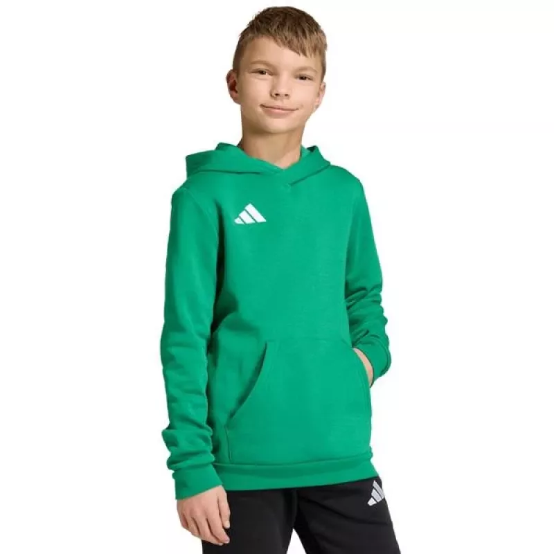Hoodie adidas Entrada 26 criança verde 140 cm