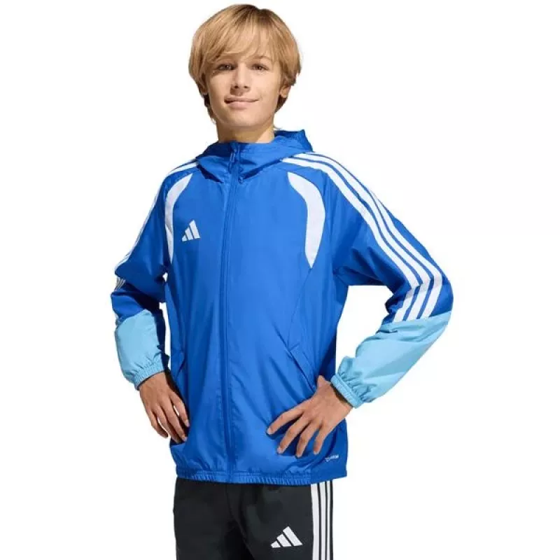 Casaco adidas Tiro 26 Competition All Weather Junior Team Navy Blue 2 / branco 140 cm