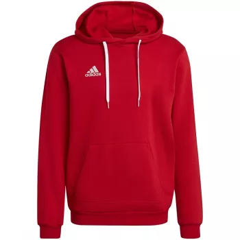 Sweatshirt com capuz adidas Entrada 22 Homem Vermelho H57514 L
