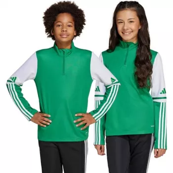 Sweatshirt de treino adidas Squadra 25 Criança Verde/Branco JP3160 164cm