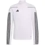 Casaco de treino adidas Tiro 23 League Branco/Preto IB8477 Jovem 128cm