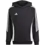 Sweatshirt com capuz adidas Tiro 24 preto IJ5611 140cm