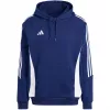 Sweatshirt com capuz de treino adidas Tiro 24 azul IR7546 homem futebol