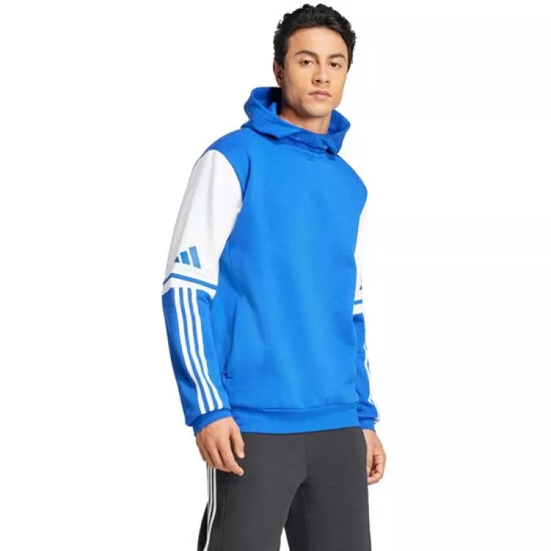 Sweatshirt com capuz adidas Squadra 25 homem Team Royal Blue/branco tamanho S