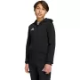 Sweatshirt com capuz adidas Entrada 26 com fecho completo criança preto 128cm