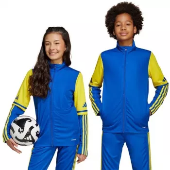 Camisola de treino adidas Squadra 25 júnior Team Royal Blue/branco 140cm