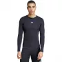 T-shirt de treino de manga comprida adidas Techfit homem preto L
