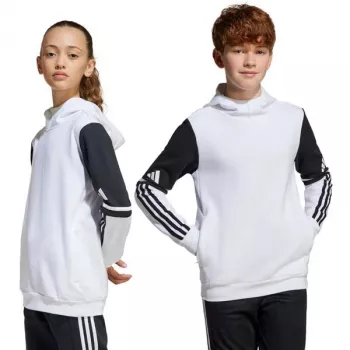 adidas Squadra 25 hoodie de treino para criança branco JD4807 140cm
