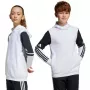 adidas Squadra 25 hoodie de treino para criança branco JD4807 140cm
