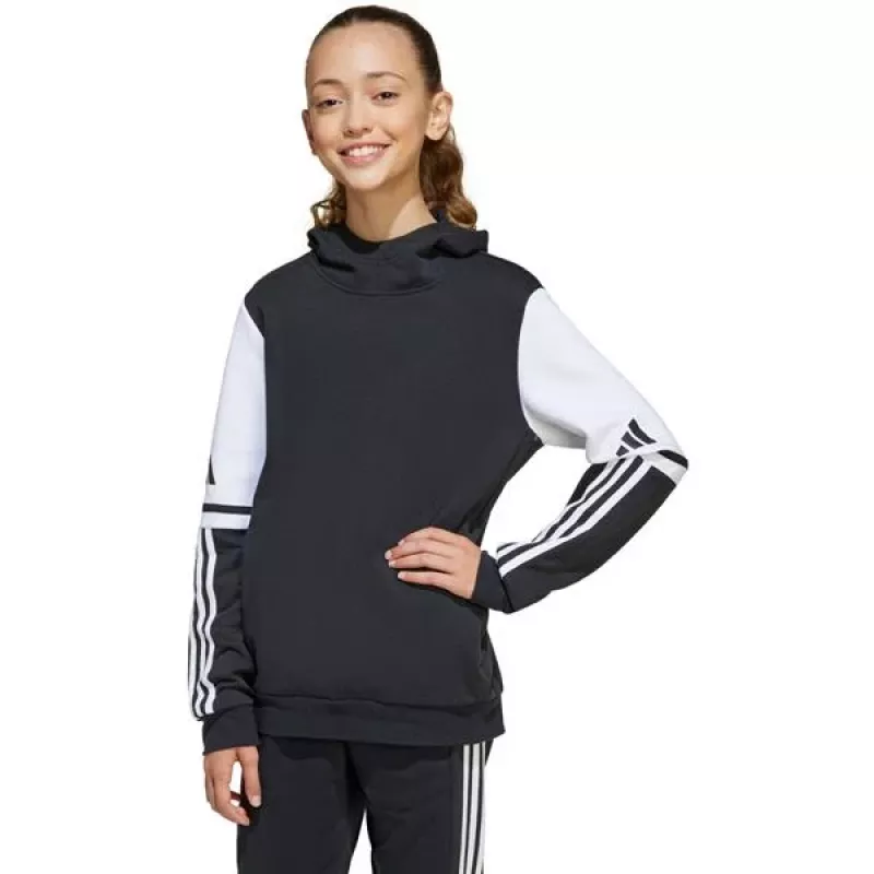 adidas Squadra 25 hoodie de treino para criança preto 152cm
