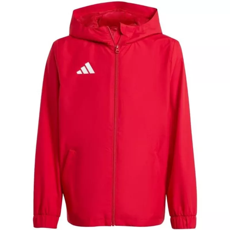 adidas Entrada 26 casaco para todo o tempo criança unissexo vermelho 152 cm