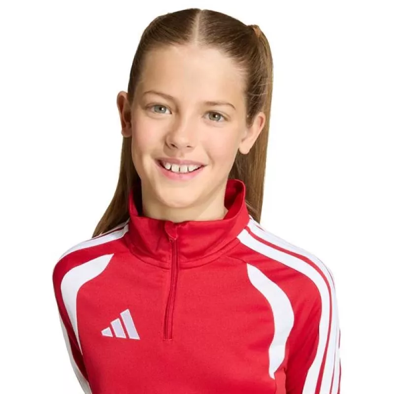 adidas Tiro 26 League top de treino para criança vermelho/branco JY7163 140cm