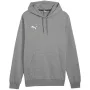 Sweatshirt com capuz PUMA Team Goal Casuals cinzento médio mesclado para homem M