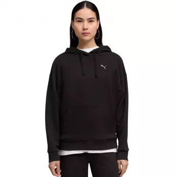 Sweatshirt com capuz Puma ESS Elevated Comfort para mulher preto 691814 01 M