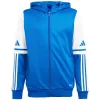 adidas Squadra 25 Sweatshirt com capuz criança Team Royal Blue/branco JD4802 164cm