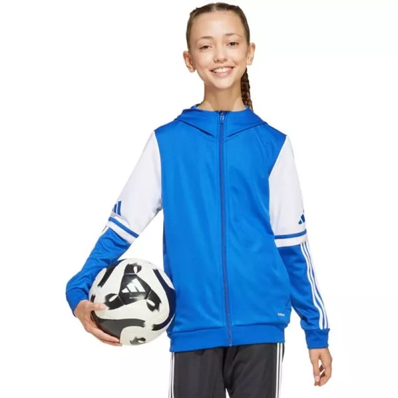adidas Squadra 25 Sweatshirt com capuz criança Team Royal Blue/branco JD4802 164cm