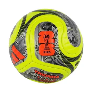 adidas World Cup 26 Trionda Pro Bola de futebol de inverno tamanho 5 verde/preto/prateado JD8023