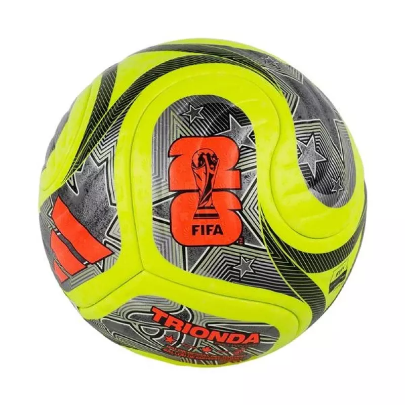 adidas World Cup 26 Trionda Pro Bola de futebol de inverno tamanho 5 verde/preto/prateado JD8023