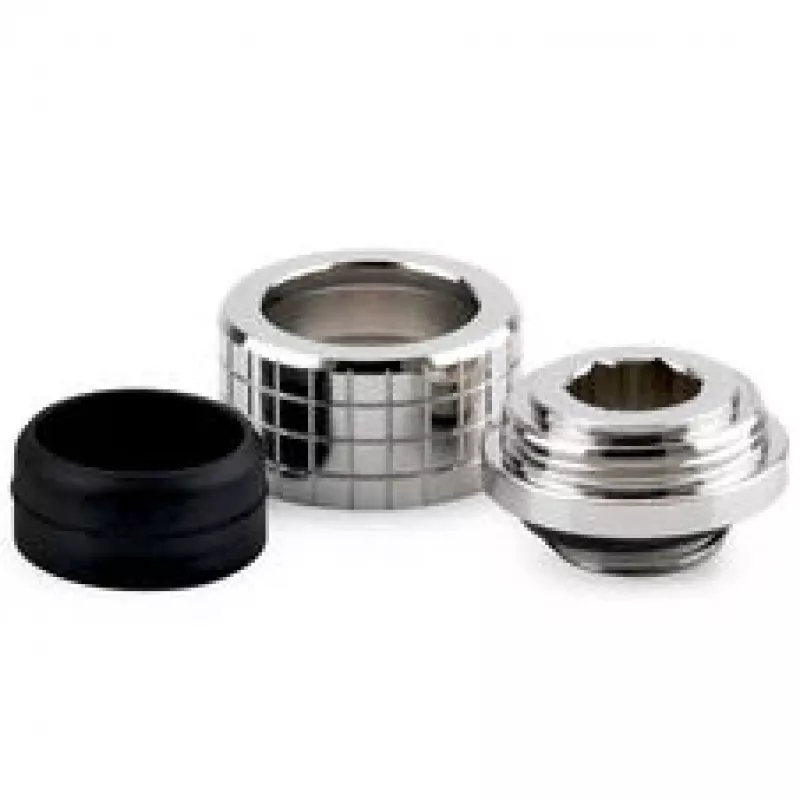 Thermal Grizzly DeltaMate conexão de compressão, latão - níquel brilhante, HT14, pack de 6